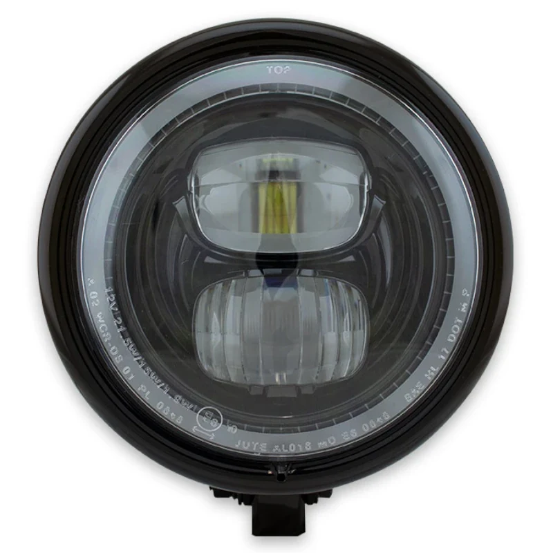 LED-Scheinwerfer 5 3/4 Zoll Pearl, M10 unten, Klar, E-geprüft