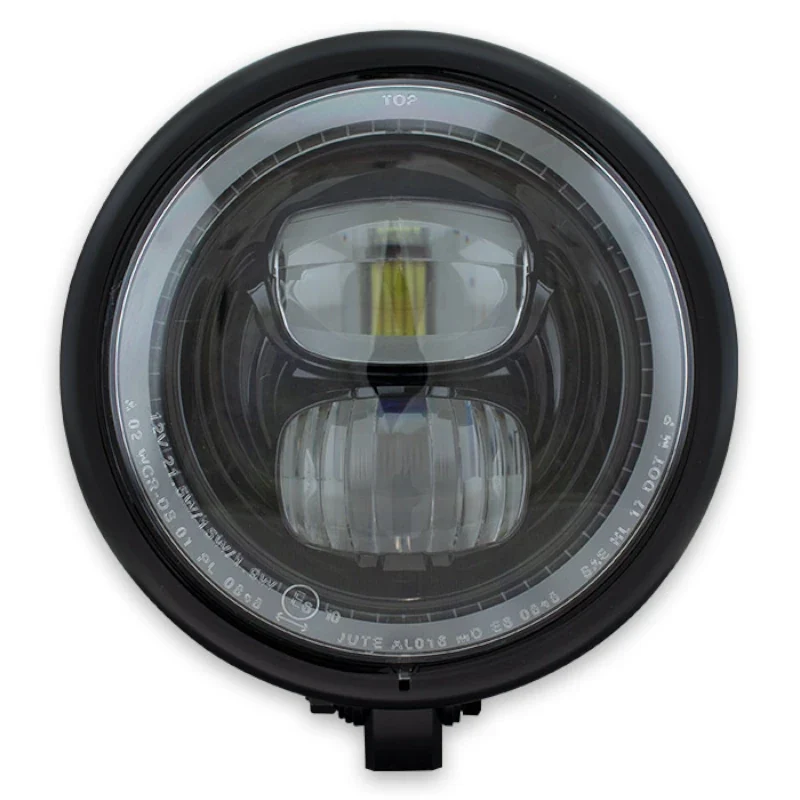 LED-Scheinwerfer 5 3/4 Zoll Pearl, M10 unten, Klar, E-geprüft