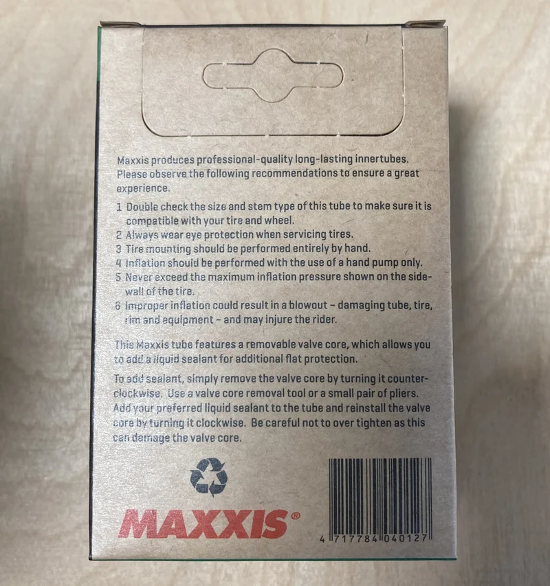 Maxxis Welterwight 27.5 x 1.7-2.4 27.5 Inch Schrader Valve Bike Inner Tube 32mm