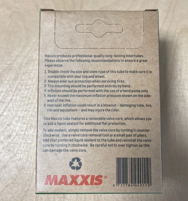 Maxxis Welterwight 27.5 x 1.75-2.40 27.5 Inch Presta Valve Bike Inner Tube 48mm