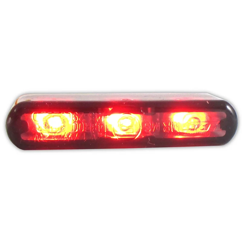 LED-Einbaurücklicht Streak-HP, Getönt, 40x8 mm, E-geprüft, 12V/0,2W