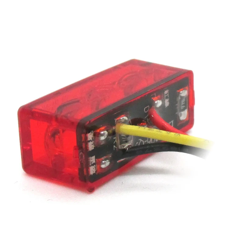 LED-Einbaurücklicht Progress-Line Brick, 27x10 mm, E-geprüft, 12V/1W