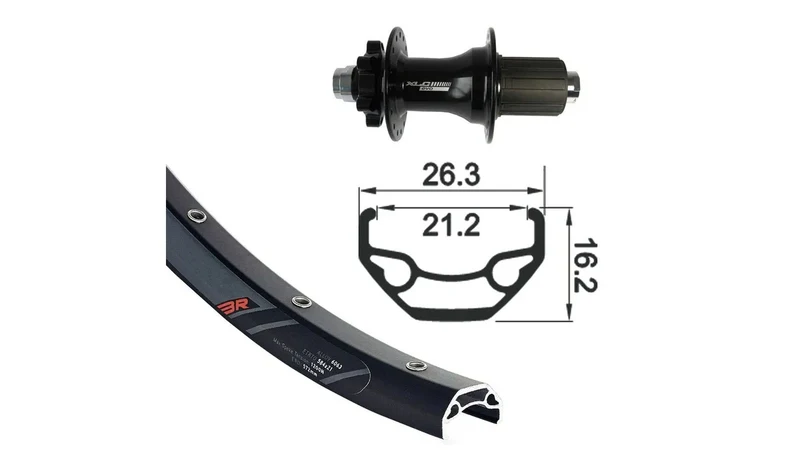 XLC RW-A17 Hinterrad 27,5"