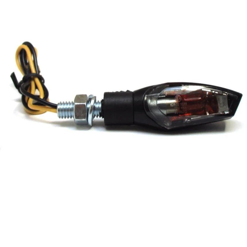 Blinker Paar Progress-Line Nova, Schwarz, Getönt, M8, E-geprüft, 12V/6W