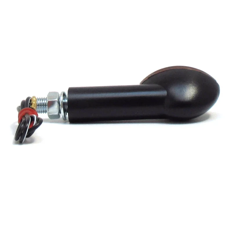 Blinker Paar Progress-Line Micro, Schwarz, Getönt, M10, E-geprüft, 12V/21W