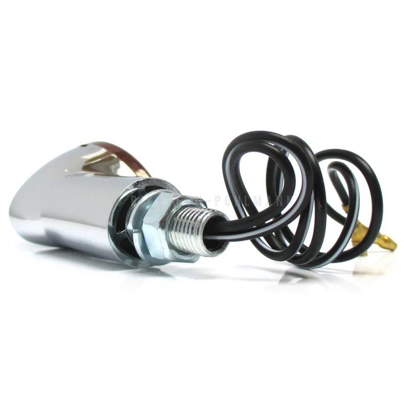 Blinker Paar Highsider Cateye, Chrom, Getönt, M10, E-geprüft, 12V/21W