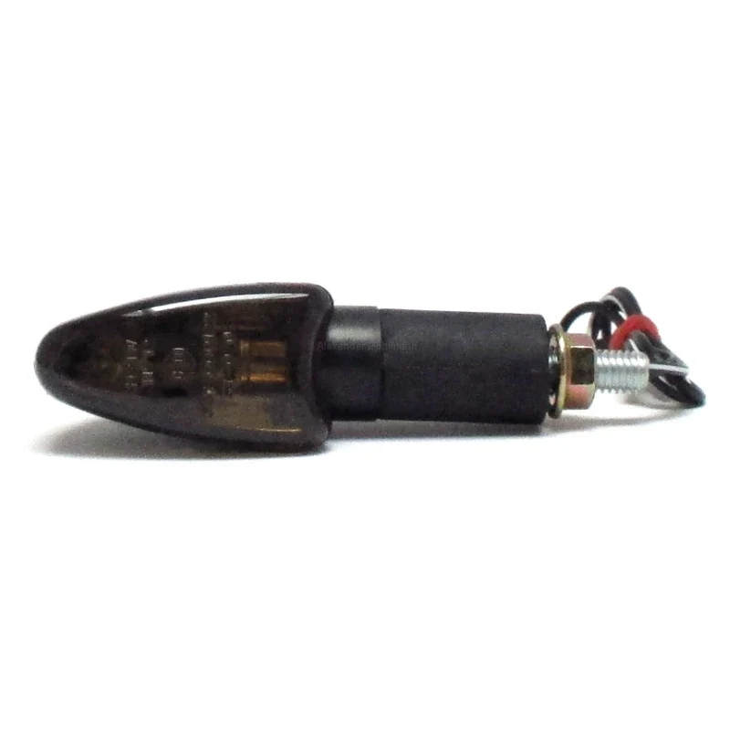 Blinker Paar Progress-Line Arrow, Schwarz, Getönt, M8, E-geprüft, 12V/21W