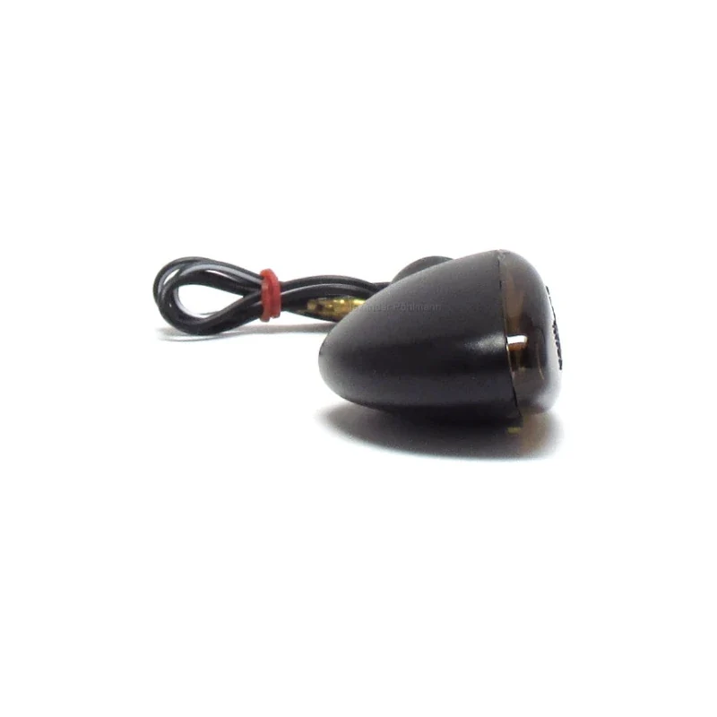 Blinker Paar Progress-Line Arrow, Schwarz, Getönt, M8, E-geprüft, 12V/21W