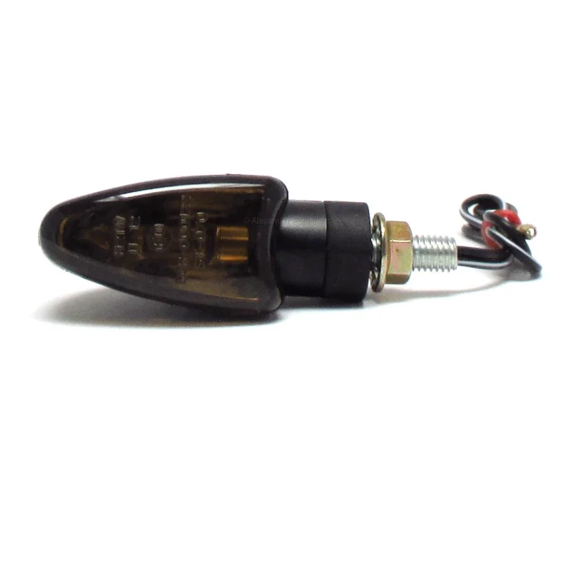 Blinker Paar Progress-Line Arrow, Schwarz, Getönt, M8, E-geprüft, 12V/21W