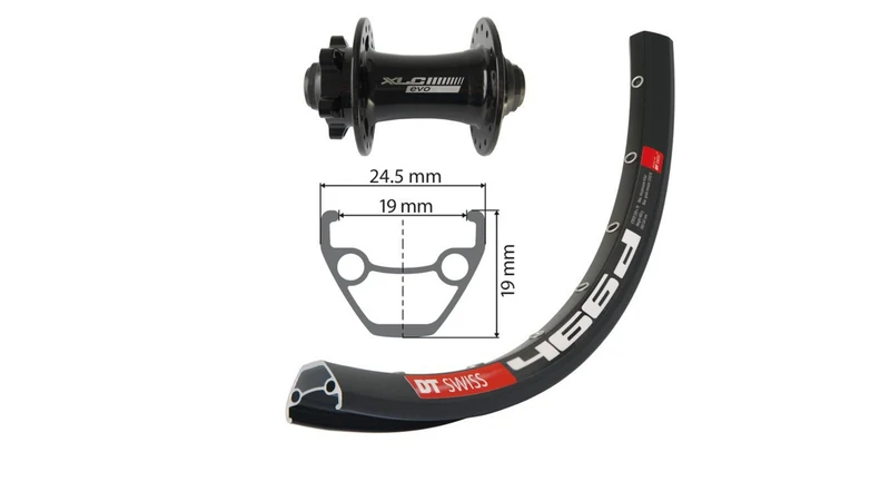 Vorderrad 27,5 XLC Disc/DT 466D