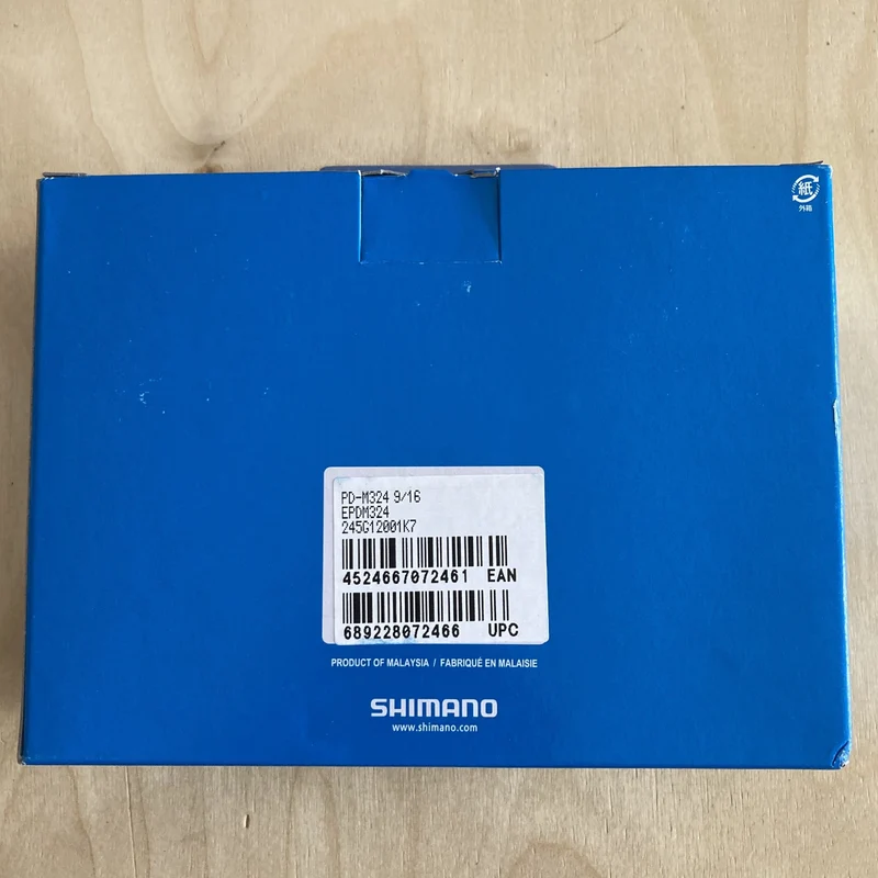 Shimano PD-M324 SPD Clipless Bike Pedals