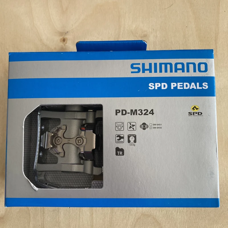 Shimano PD-M324 SPD Clipless Bike Pedals