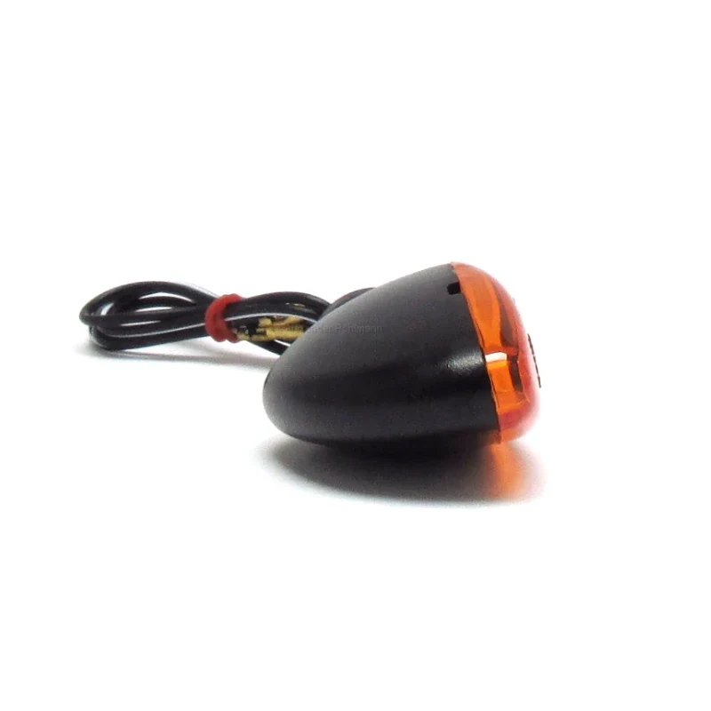 Blinker Paar Progress-Line Arrow, Schwarz, Gelb, M8, E-geprüft, 12V/21W