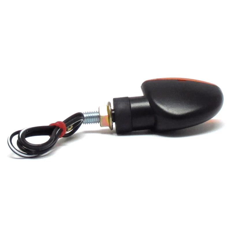 Blinker Paar Progress-Line Arrow, Schwarz, Gelb, M8, E-geprüft, 12V/21W