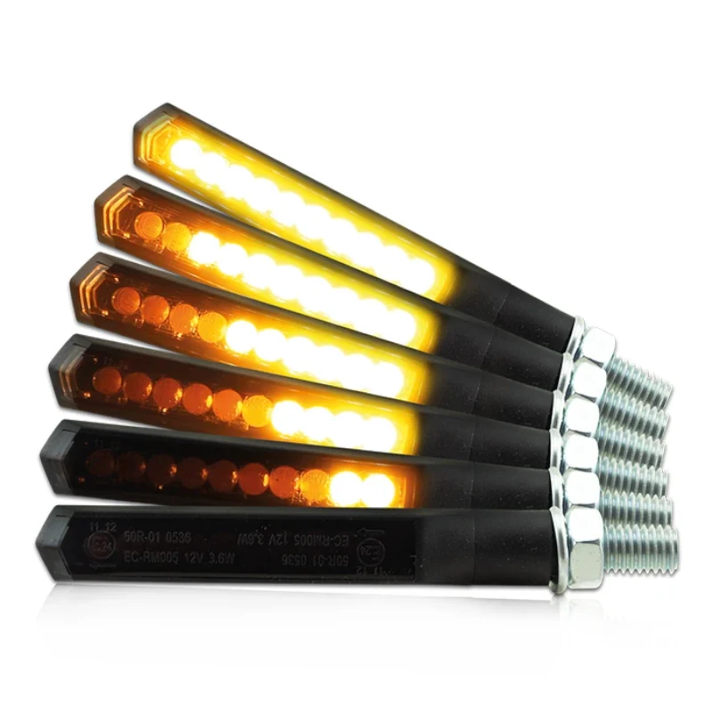LED-Lauflichtblinker Progress-Line Line schwarz, Getönt, E-geprüft, 12V/3,6W