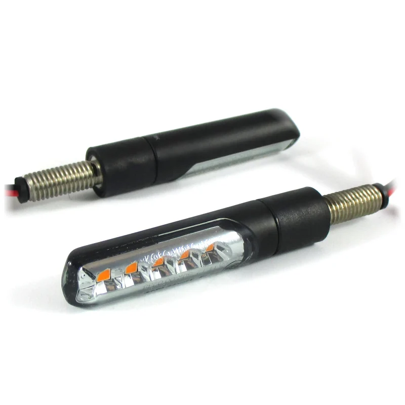 LED-Lauflichtblinker Progress-Line Bold schwarz, Getönt, E-geprüft, 12V/3,2W