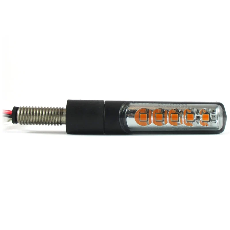 LED-Lauflichtblinker Progress-Line Bold schwarz, Getönt, E-geprüft, 12V/3,2W