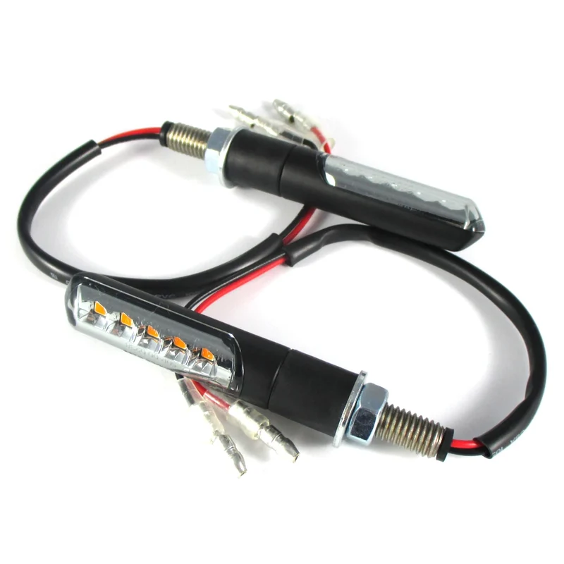 LED-Lauflichtblinker Progress-Line Bold schwarz, Getönt, E-geprüft, 12V/3,2W