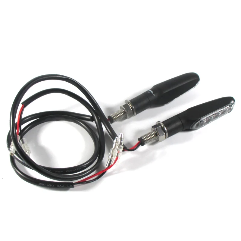 LED-Lauflichtblinker Progress-Line Jet schwarz, Getönt, E-geprüft, 12V/4W