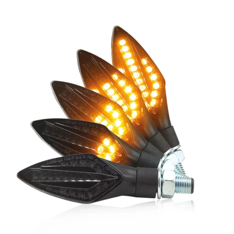 LED-Lauflichtblinker Progress-Line Trident schwarz, Getönt, E-geprüft, 12V/3,5W