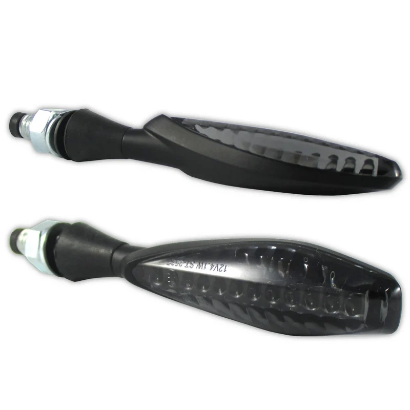LED-Lauflichtblinker Progress-Line Titan schwarz, Getönt, E-geprüft, 12V/4,1W