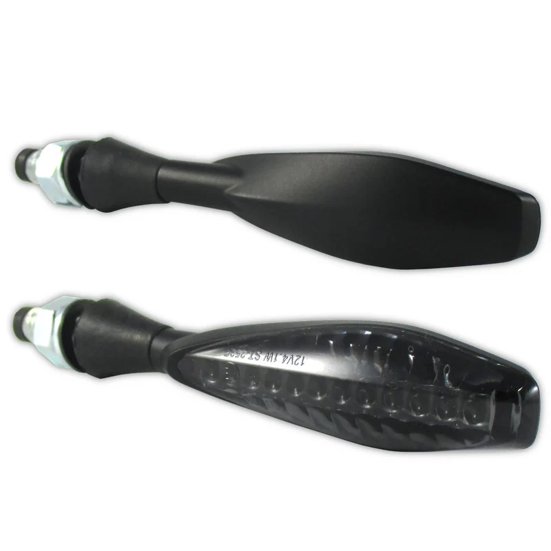LED-Lauflichtblinker Progress-Line Titan schwarz, Getönt, E-geprüft, 12V/4,1W
