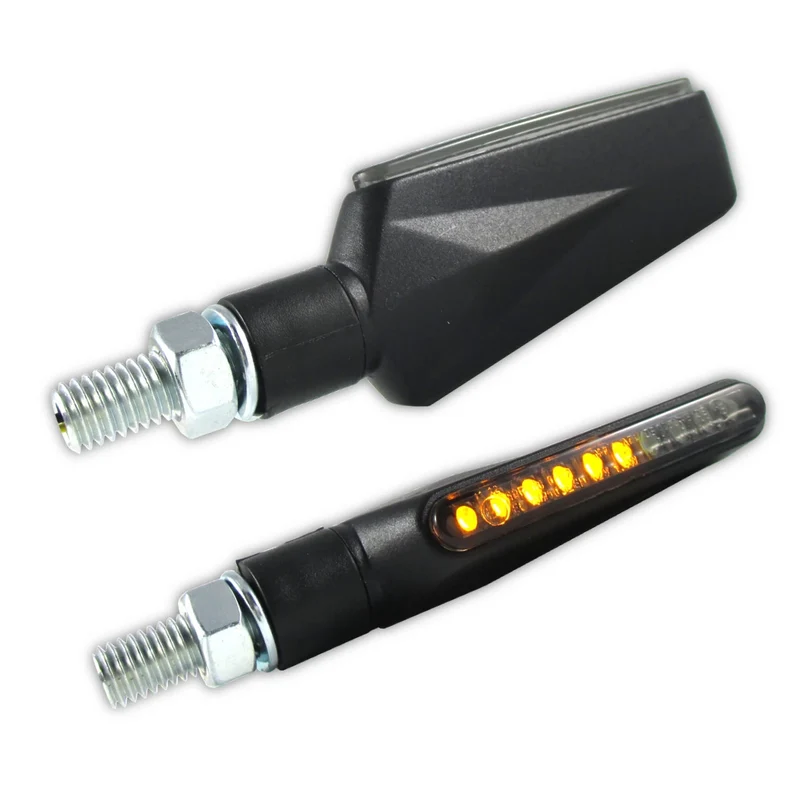 LED-Lauflichtblinker Progress-Line Katana schwarz, Getönt, E-geprüft, 12V/1,4W