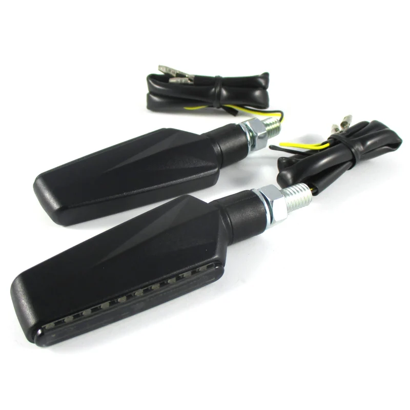 LED-Lauflichtblinker Progress-Line Katana schwarz, Getönt, E-geprüft, 12V/1,4W
