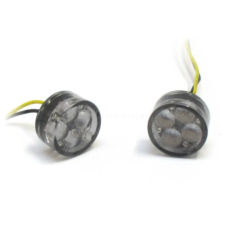 LED-Einbaublinker Paar Progress-Line Zero, Getönt, E-geprüft, 12V/11W