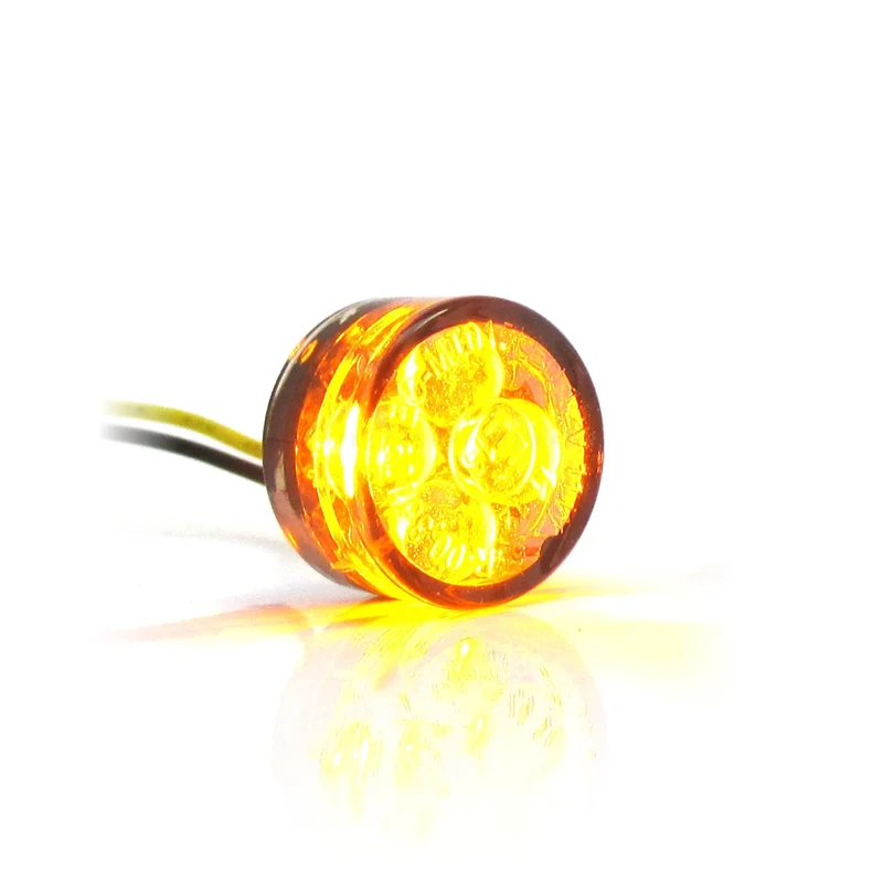LED-Einbaublinker Paar Progress-Line Zero, Getönt, E-geprüft, 12V/11W