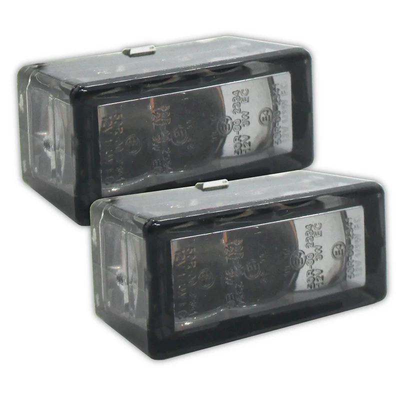 LED-Einbaublinker Paar Progress-Line Brick 3, Getönt, E-geprüft, 12V/3W