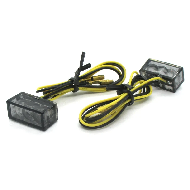 LED-Einbaublinker Paar Progress-Line Brick 3, Getönt, E-geprüft, 12V/3W
