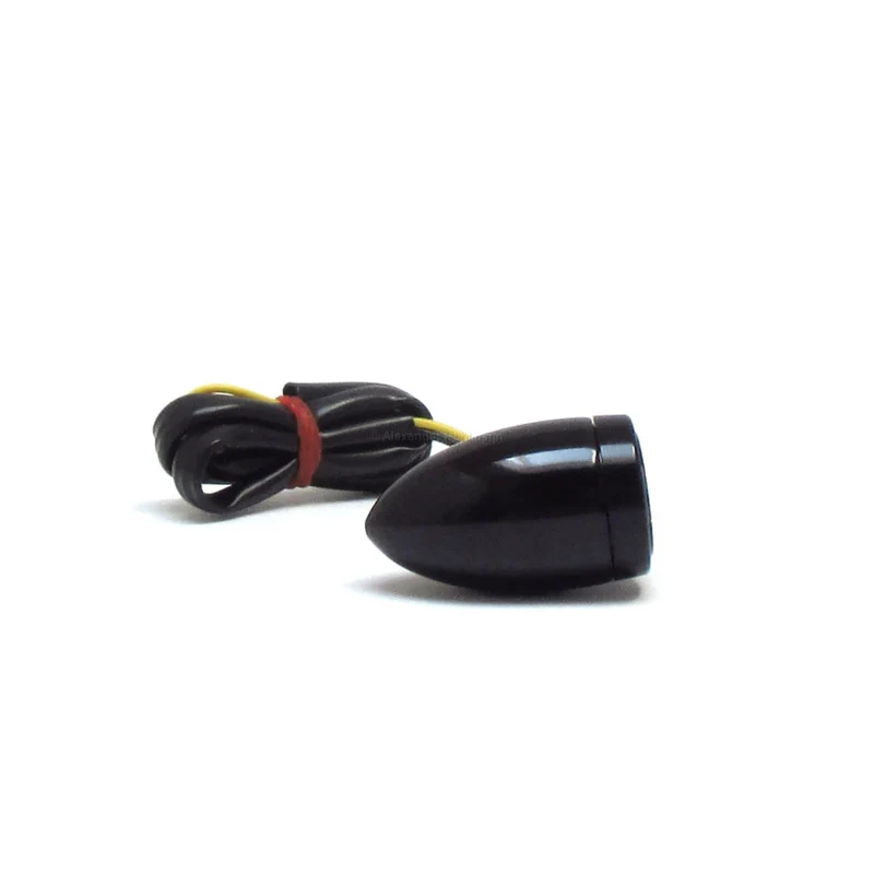 LED-Blinker Paar Progress-Line Jack schwarz, Getönt, M8, E-geprüft, 12V/2,7W