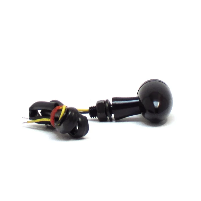 LED-Blinker Paar Progress-Line Jack schwarz, Getönt, M8, E-geprüft, 12V/2,7W