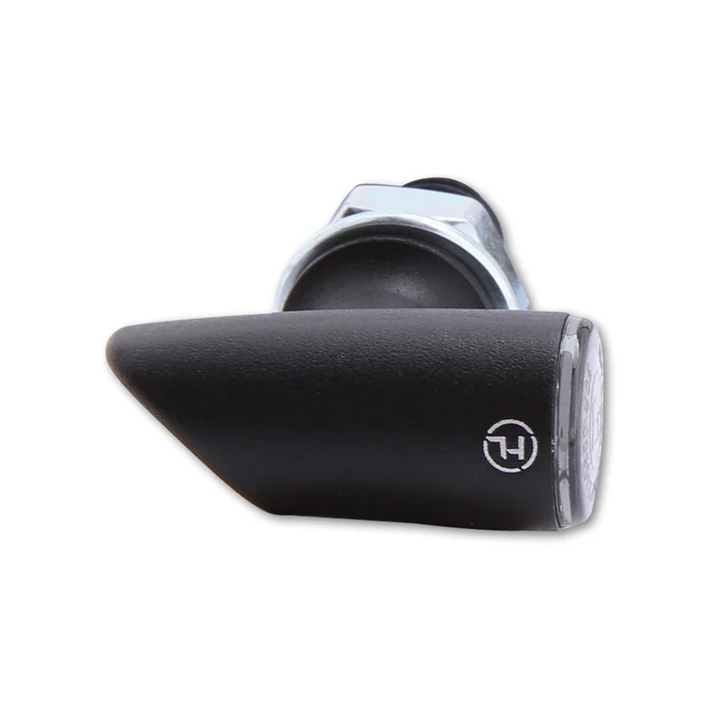 LED-Blinker Paar Highsider Proton One schwarz, Getönt, M8, E-geprüft, 12V/2,8W
