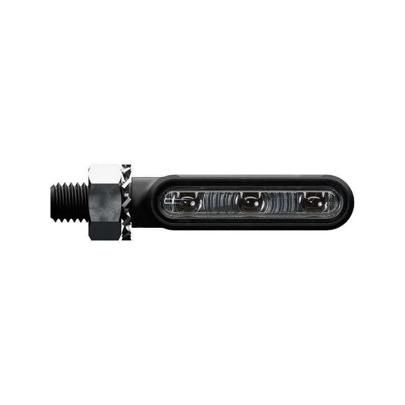 LED-Blinker Paar Highsider Ventura-Trek schwarz, Getönt, M8, E-geprüft, 12V/1,7W