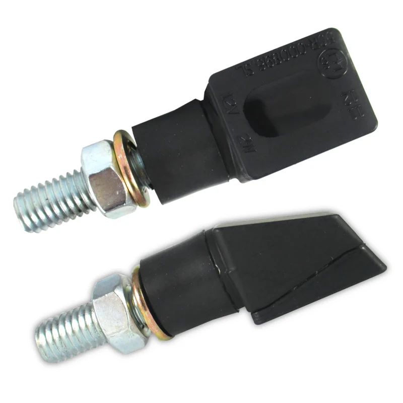 LED-Blinker Paar Progress-Line Edge schwarz, Getönt, M8, E-geprüft, 12V/2W