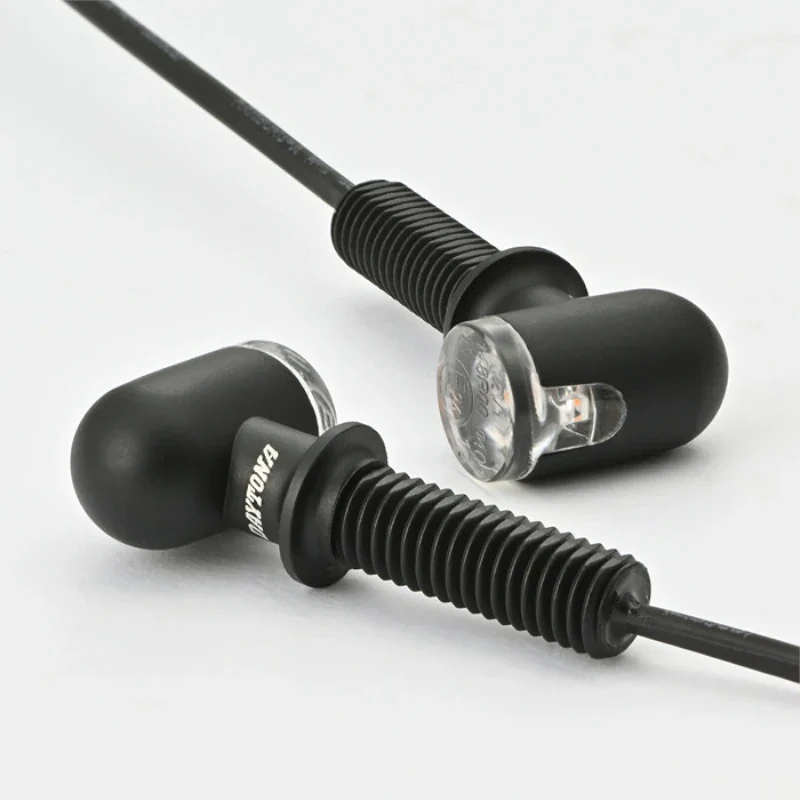 LED-Blinker Paar Daytona D-Light Mini 3 schwarz, Klar, M8, E-geprüft, 12V/3,4W