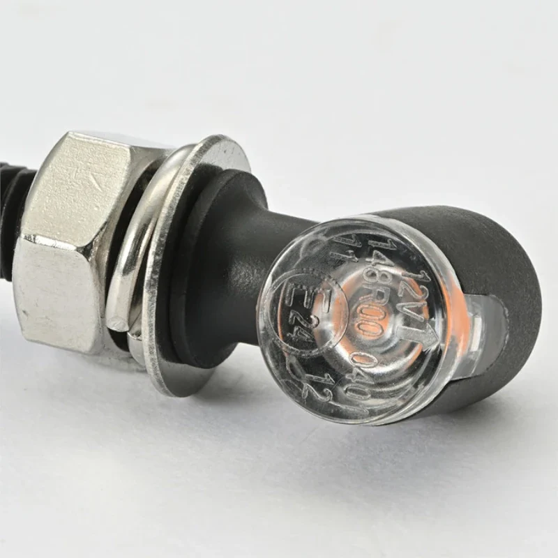LED-Blinker Paar Daytona D-Light Mini 3 schwarz, Klar, M8, E-geprüft, 12V/3,4W