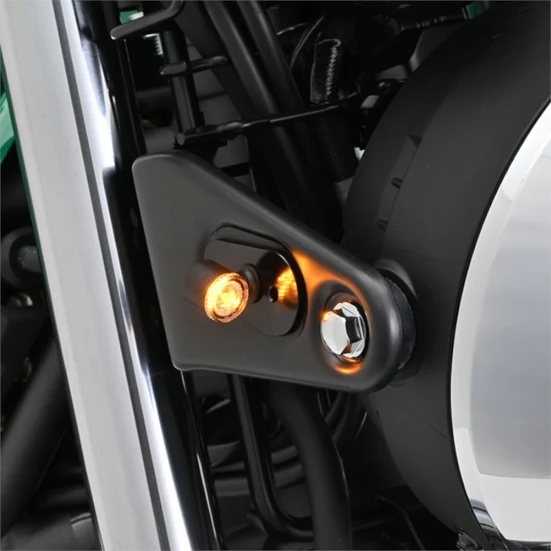 LED-Blinker Paar Daytona D-Light Mini 2 schwarz, Klar, M8, E-geprüft, 12V/3,4W