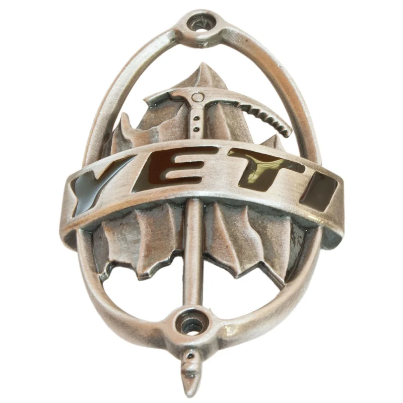 Yeti Bikes Ice Axe Head Badge with Rivets