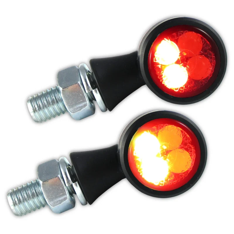 LED-Blinker mit Rück- & Bremslicht Progress-Line Zero 3in1, E-geprüft