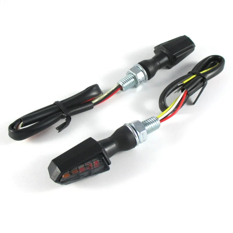 LED-Blinker mit Rück- & Bremslicht Progress-Line Pike 3in1, Schwarz, E-geprüft
