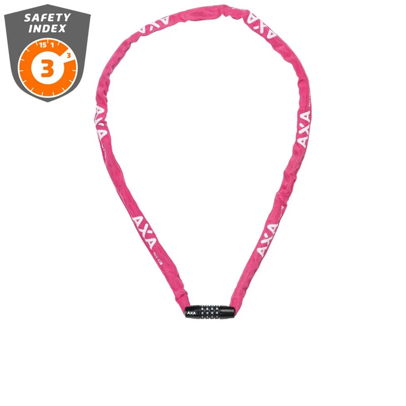 Axa Kettenschloss Rigid 120 Code pink