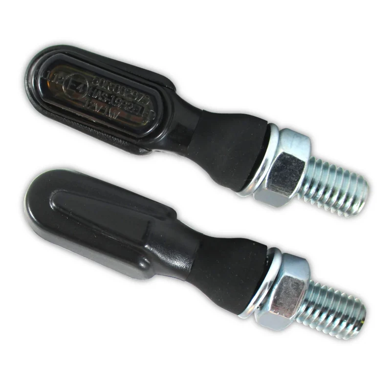 LED-Blinker mit Rück- & Bremslicht Progress-Line Heat 2 3in1, Schwarz, E-geprüft