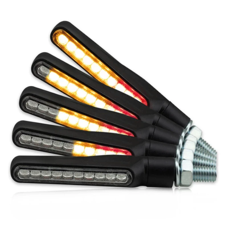 LED-Lauflichtblinker mit Rück- & Bremslicht Progress-Line Katana 3in1, E-geprüft