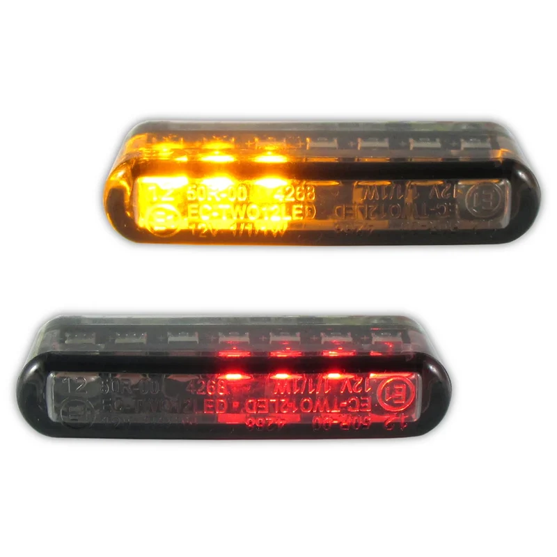 LED-Einbaublinker mit Rück- & Bremslicht Progress-Line Streak 3in1, E-geprüft