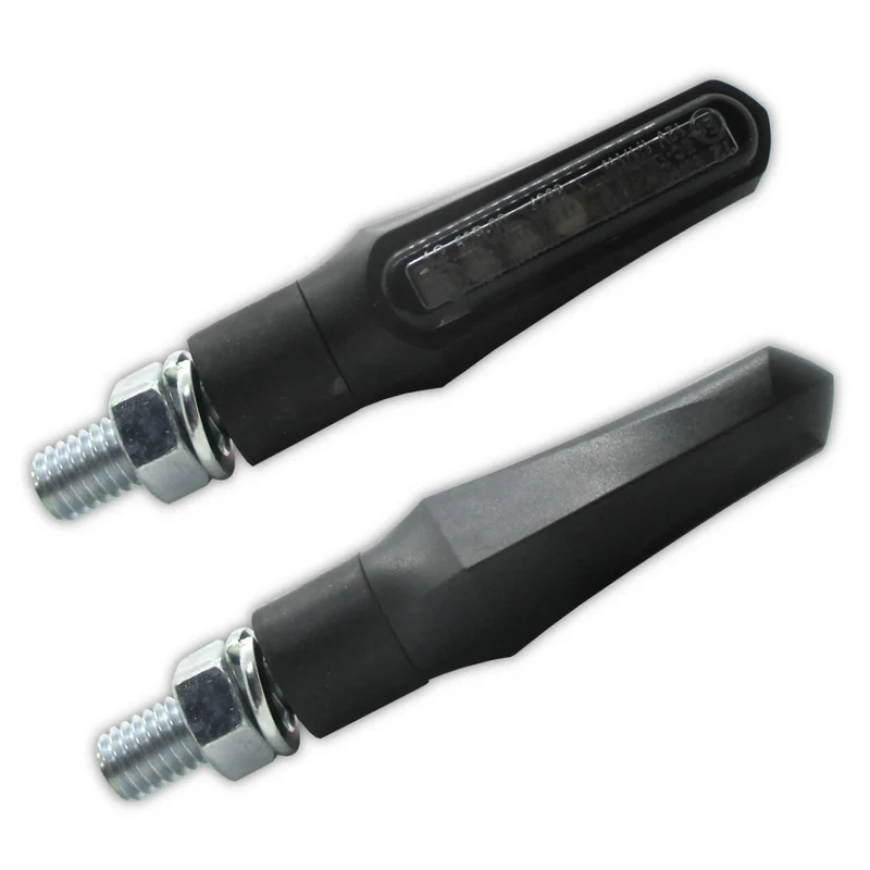 LED-Blinker mit Rück- & Bremslicht Highsider Smart Shorty-Fin 3in1, E-geprüft