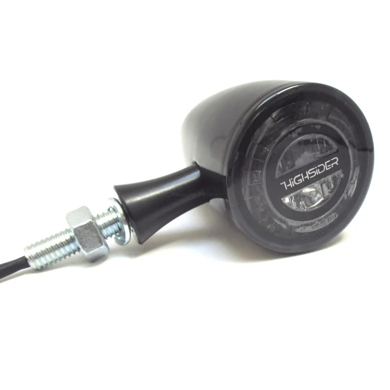 LED-Blinker mit Rück- & Bremslicht Highsider Pro Rocket Classic 3in1, E-geprüft