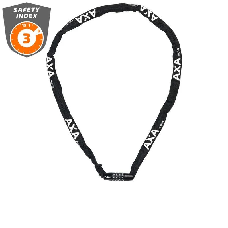 Axa Kettenschloss Rigid 120 Code schwarz